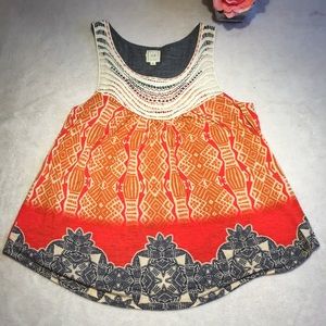 Last chance! Anthropologie boho tank